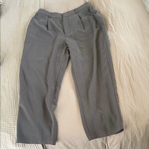 HALARA Men's Straight Pleat Dress Pants - Gray